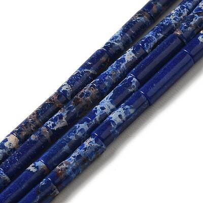 Synthetic Imperial Jasper Dyed Beads Strands