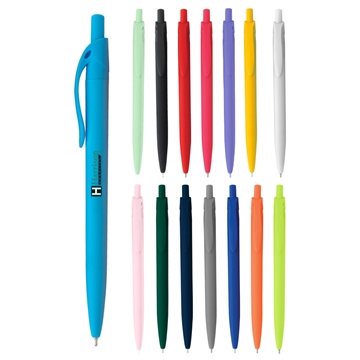 250 Customized Sleek Write Rubberized Pen - Low Viscosity