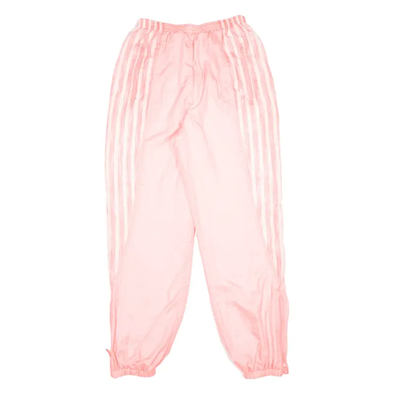 ADIDAS Womens Track Pants Pink Tapered M W26 L30