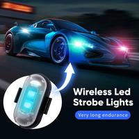 4PCS Wireless LED Strobe Lights with Remote Control,  USB Charing Waterproof Anti-Collision Led Emergency Warning Lights for ...