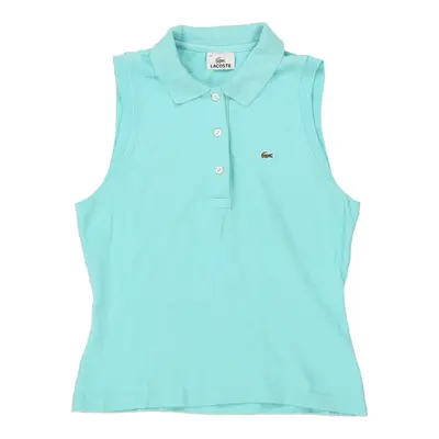 Lacoste Polo Top - Medium Blue Cotton