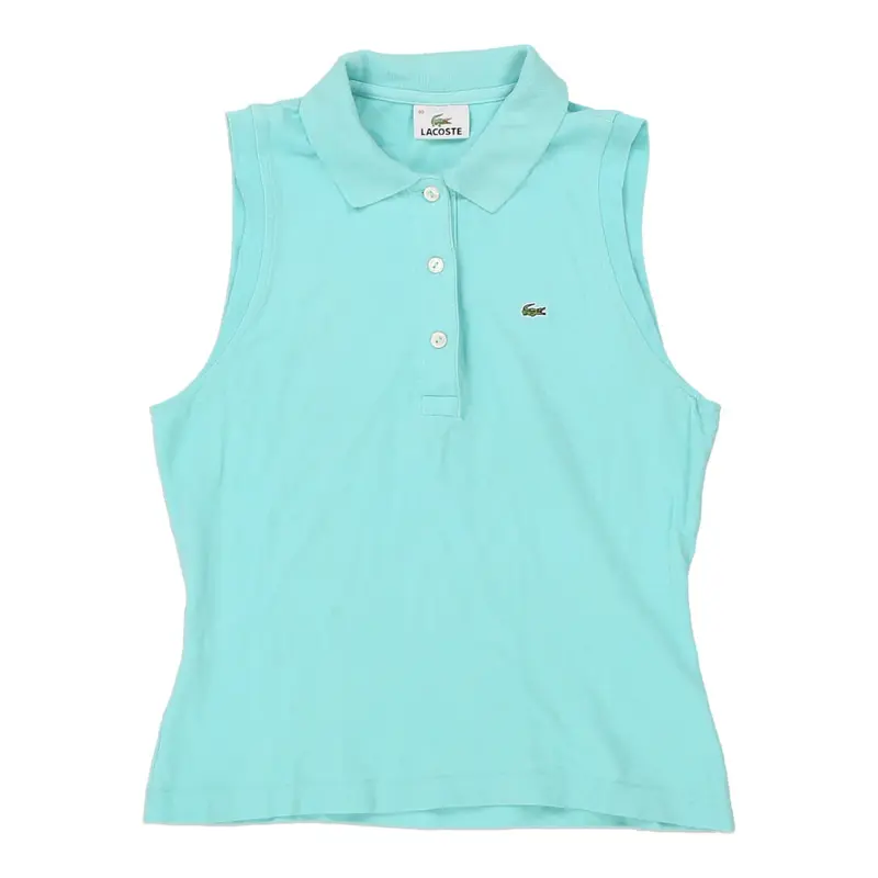Lacoste Polo Top - Medium Blue Cotton