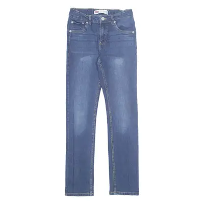 LEVI'S 511 Jeans Womens Beige Slim Straight Stone Wash W24 L28