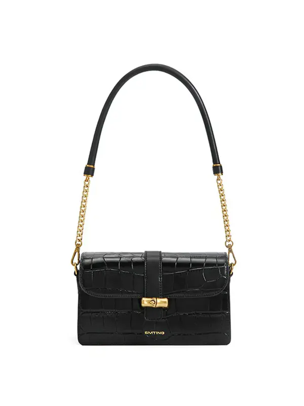 Smting crocodile flag bag with Bamboo Joint Lock