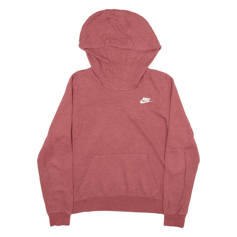 NIKE Hoodie Maroon Pullover Mens S