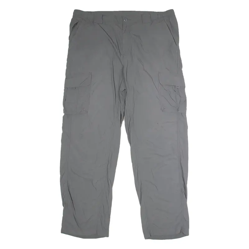 COLUMBIA Outdoor Cargo Mens Trousers Grey Regular Straight Nylon W40 L32