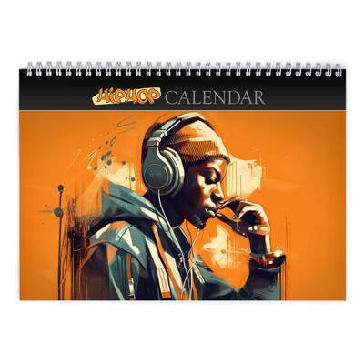 Hip Hop 2025 Wall Calendar