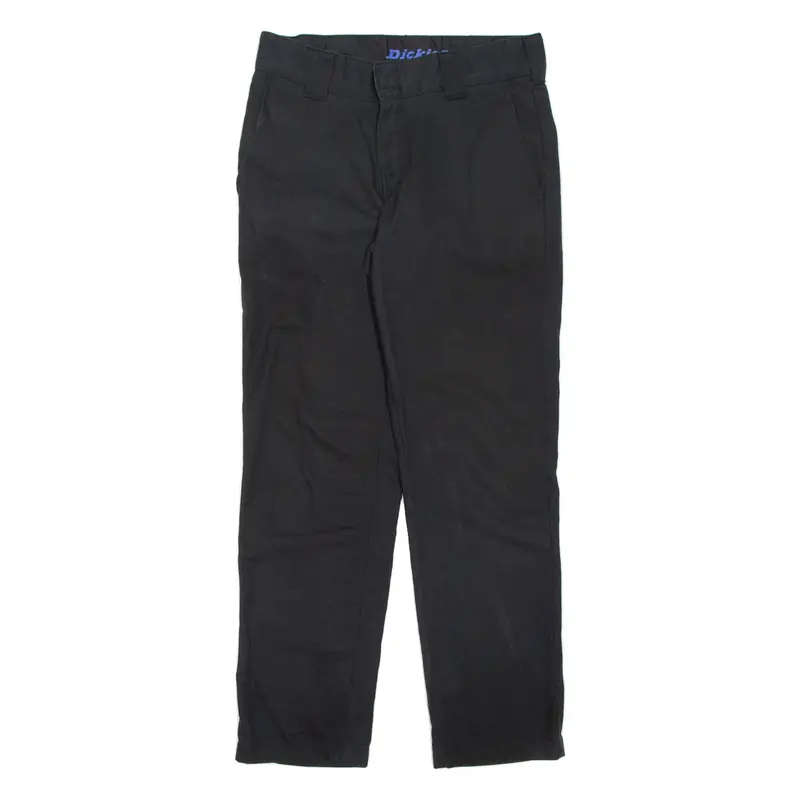 DICKIES Chino Mens Trousers Black Regular Straight W30 L30