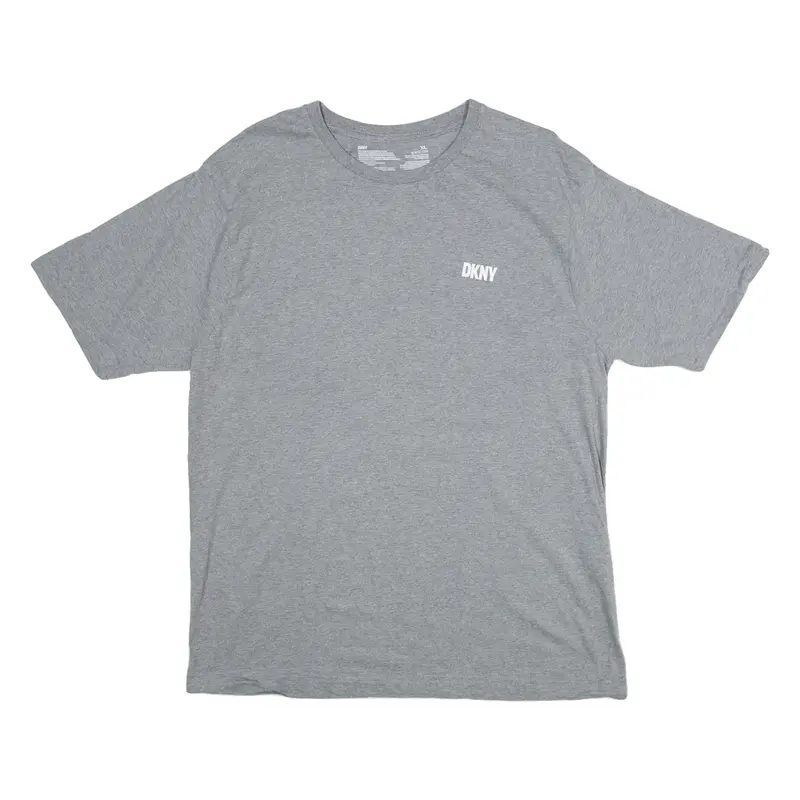 DKNY Mens T-Shirt Grey XL