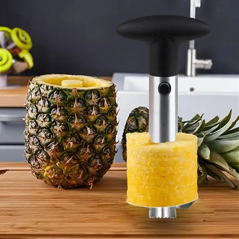 Pineapple Corer, 1 Count Stainless Steel Pineapple Tools, Pineapple Cutter for Home Kitchen, Summer for Gift