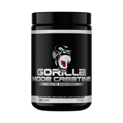 Gorilla Mode 100 Serving Creatine Monohydrate – Micronized Creatine Monohydrate Powder -Strength, Power & Endurance Fitness...