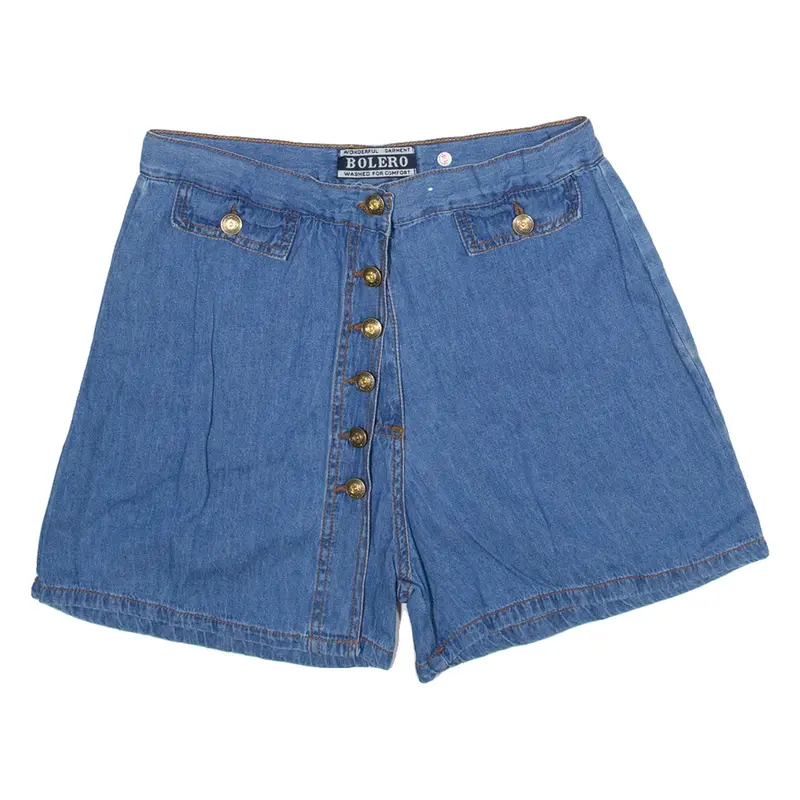 BOLERO Womens Casual Shorts Blue M W28