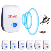6 Packs Ultrasonic Pest Control Repeller, Electronic Pest Repellent Plug in Indoor for Insect Roaches Spider Ant Bug Mosquito...