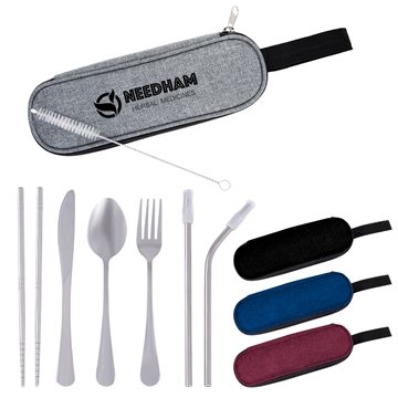25 Promotional Stainless Steel Cutlery Set In Pouch - FDA ...