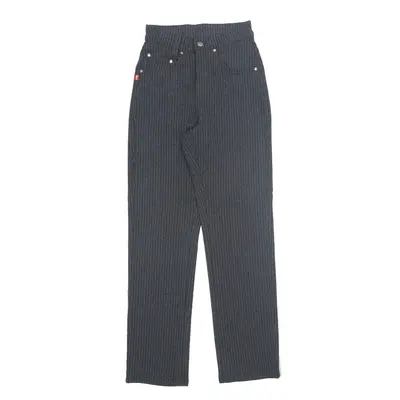 JOOP! JEANS Striped Stretch Trousers Black Regular Tapered Womens W24 L30