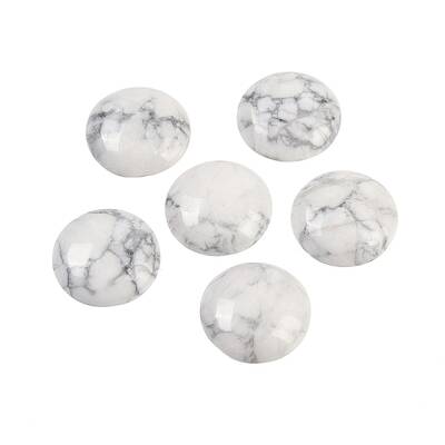 Natural Howlite Cabochons