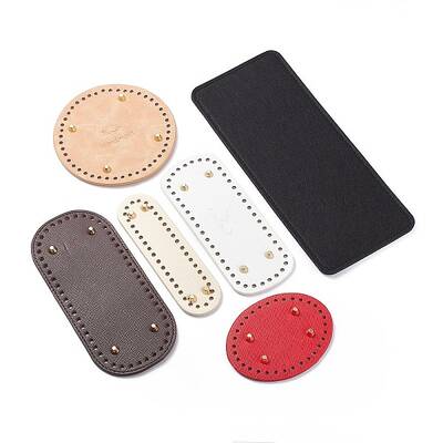 PU Leather Bottom for Knitting Bag
