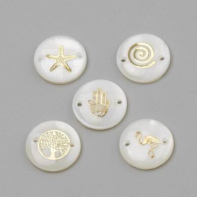 Freshwater Shell Links connectors