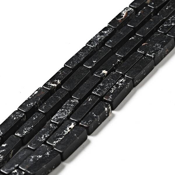 Synthetic Imperial Jasper Bead Strands