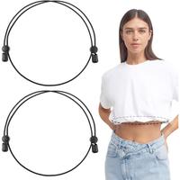 2 count Crop Tuck Band, Adjustable Crop Tuck Tool for Sweater and Shirt  Leaking Crop Tuck Band Elastic Band to Change The St...