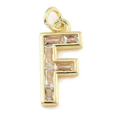 Brass Micro Pave Cubic Zirconia Pendants