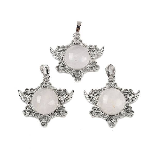 Natural Quartz Crystal Pendants