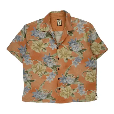 Jamaica Jaxx Hawaiian Shirt - 2XL Orange Silk