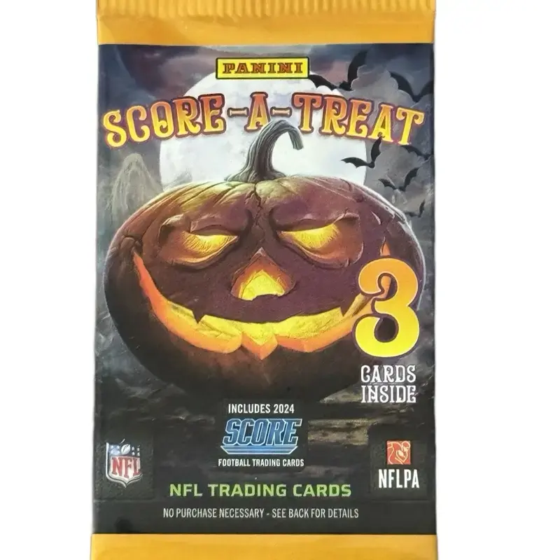Panini Score-A-Treat Supplemental Pack - 2024 NFL Trading Cards - 3 Cards Inside - Enhanced Collection & Gameplay - Halloween...
