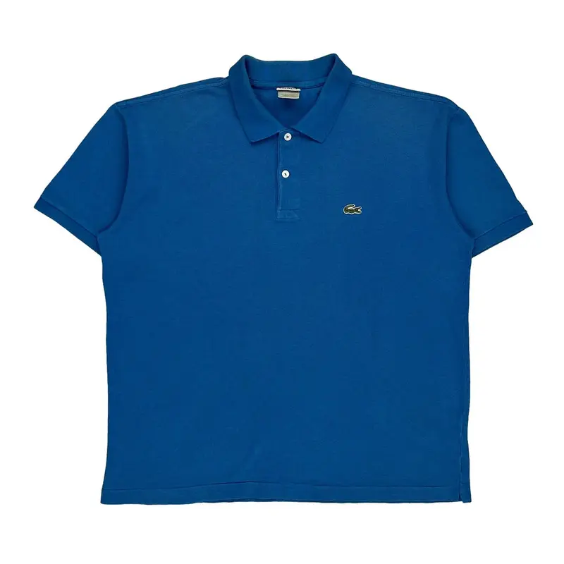 Lacoste Polo Shirt - 2XL Blue Cotton | Size: xx-large