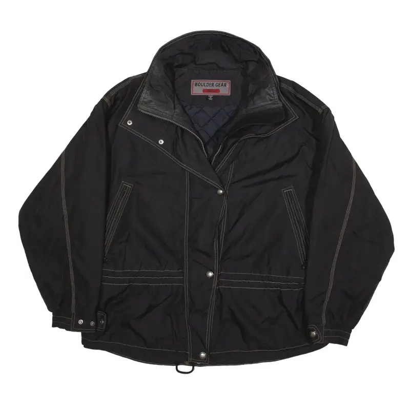 BOULDER GEAR Jacket Black Nylon 90s Womens L