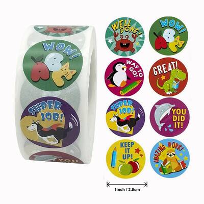 Self Adhesive Paper Stickers