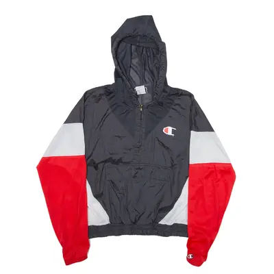 CHAMPION Anorak Jacket Blue Nylon Colourblock Boys M