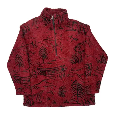 Woolrich Fleece - Medium Red Polyester