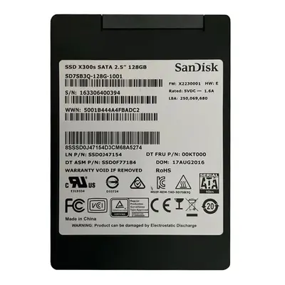 SSD0J47154 Lenovo 128GB SATA 6GB/s 2.5-Inch Internal Solid State Drive