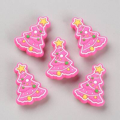 Christmas Tree Silicone Beads