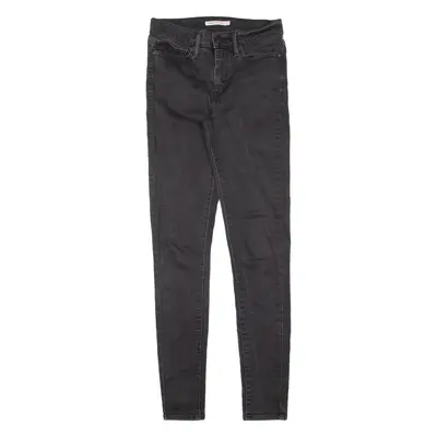 LEVI'S Womens Jeans Black Slim Skinny W27 L32
