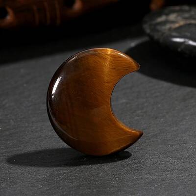 Natural Tiger Eye Palm Stone Massager