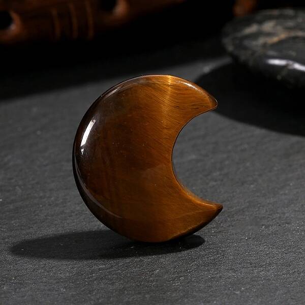 Natural Tiger Eye Palm Stone Massager
