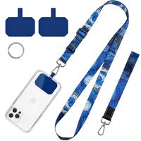 Adjustable Phone Lanyard & Wrist Strap, Shoulder Neck Strap, Universal Crossbody Cell Phone Lanyard for ID Badges,Card Holder...