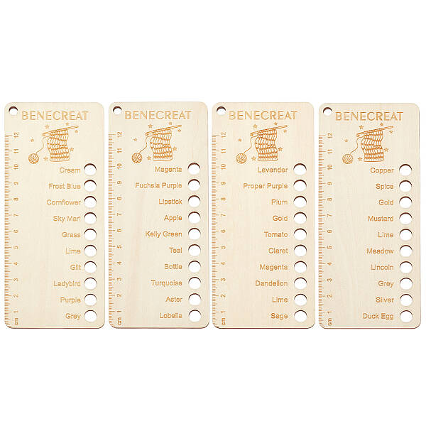 4Pcs Wood Thread Winding Boards