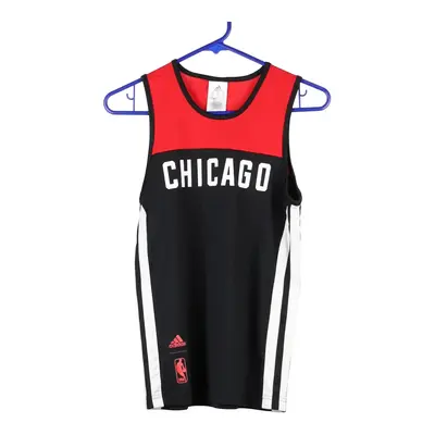 Age 11-12 Chicago Bulls Adidas NBA Jersey - Medium Black Polyester