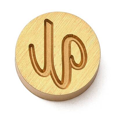 Golden Tone Brass Letter Stamps