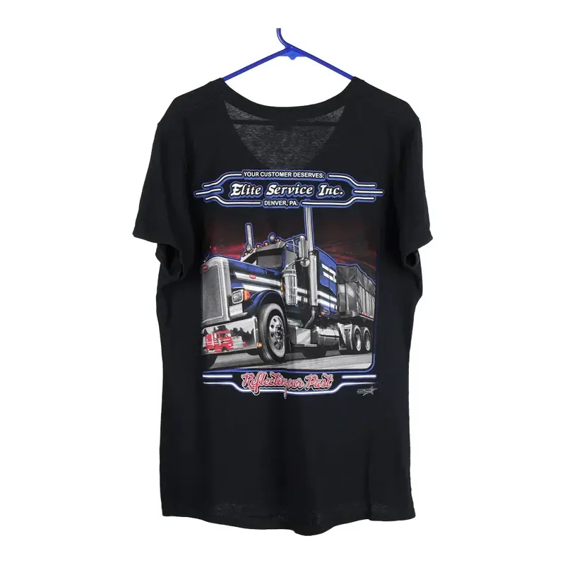 Port & Company Graphic T-Shirt - XL Black Cotton