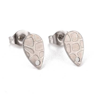 Non-Tarnish 304 Stainless Steel Stud Earring Findings