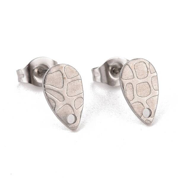 Non-Tarnish 304 Stainless Steel Stud Earring Findings
