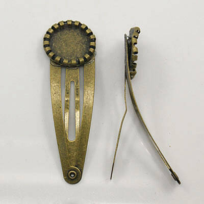Iron Snap Hair Clip Findings