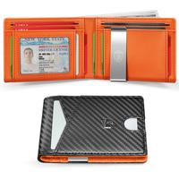 Luxury RFID Leather Wallet for Men – Slim Bifold with Money Clip | Perfect Gift for Him