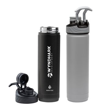 12 Customized Manna 26 oz Convoy Double Wall Steel Bottle - Vacuum ...