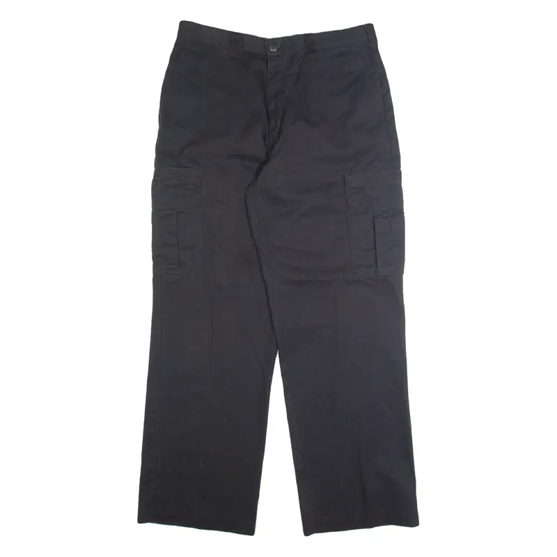 DICKIES Cargo Mens Trousers Black Regular Straight W34 L32