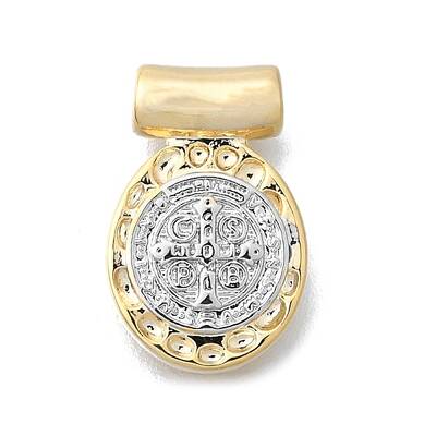 Religion Theme Brass Hammered Pendants